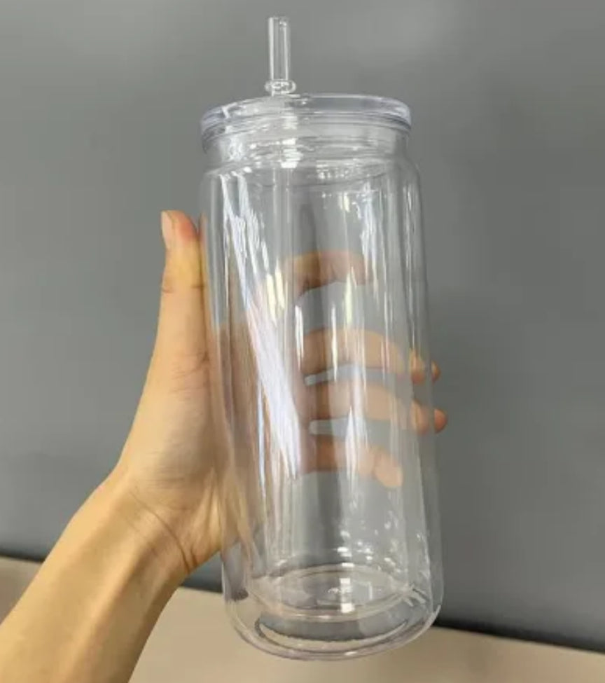 20oz acrylic snow globe