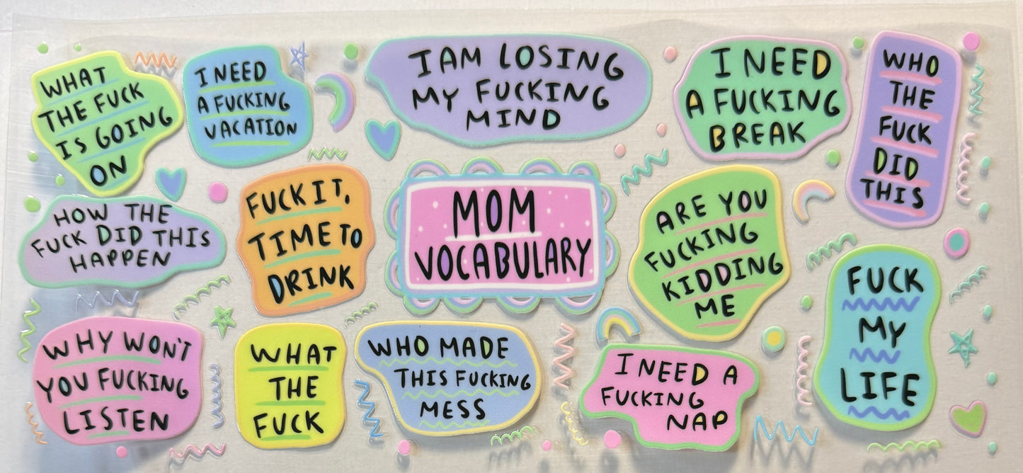 Mom vocabulary