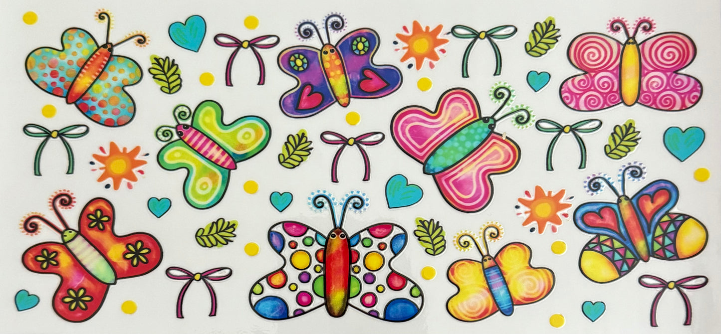 Colorful butterflies (24oz/40oz)
