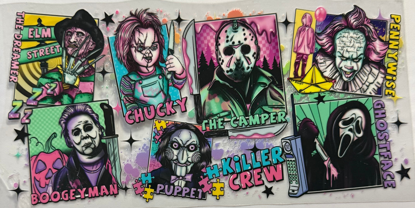 Neon spooky guys