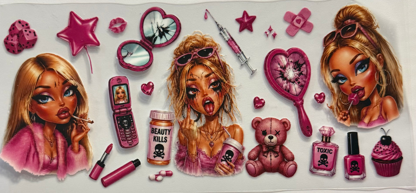 Beauty kills doll face