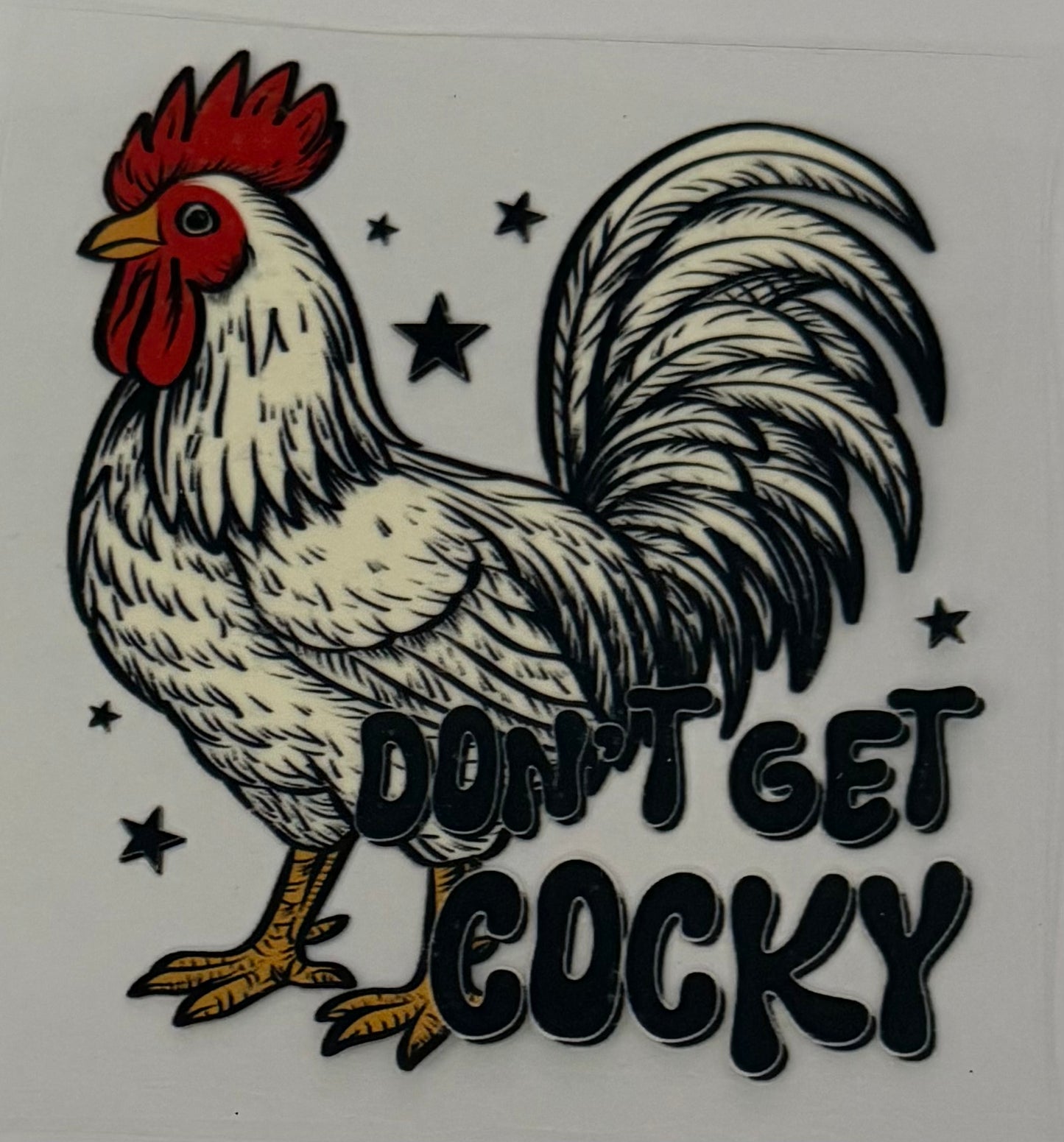 Don’t get cocky