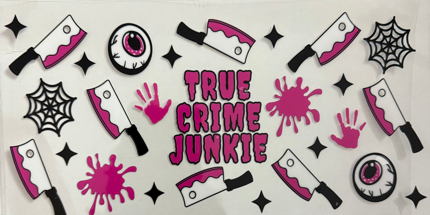 Pink true crime junkie