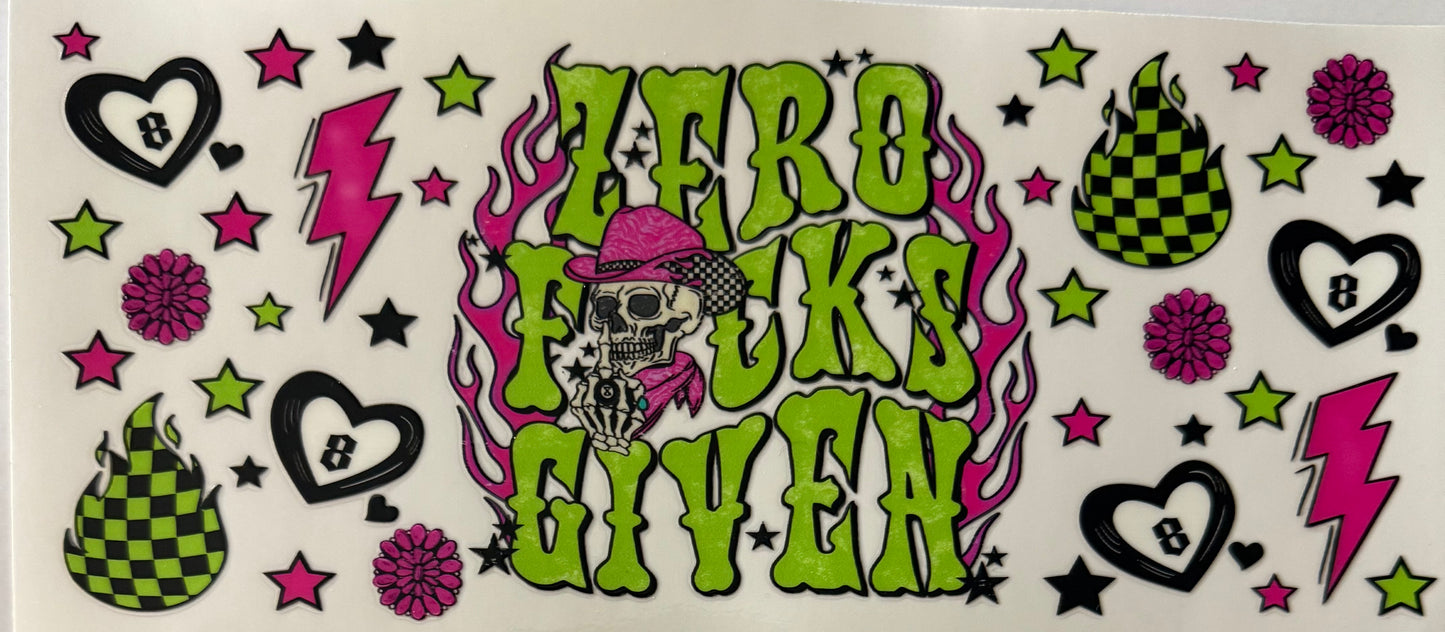 Zero Fs given