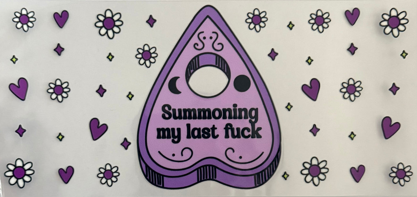 Summoning my last f*ck