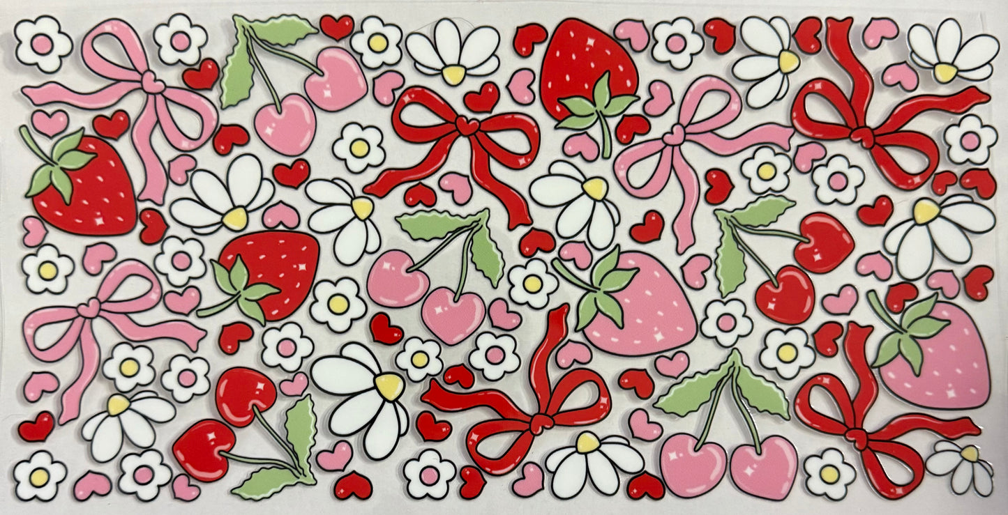 Strawberries and bows