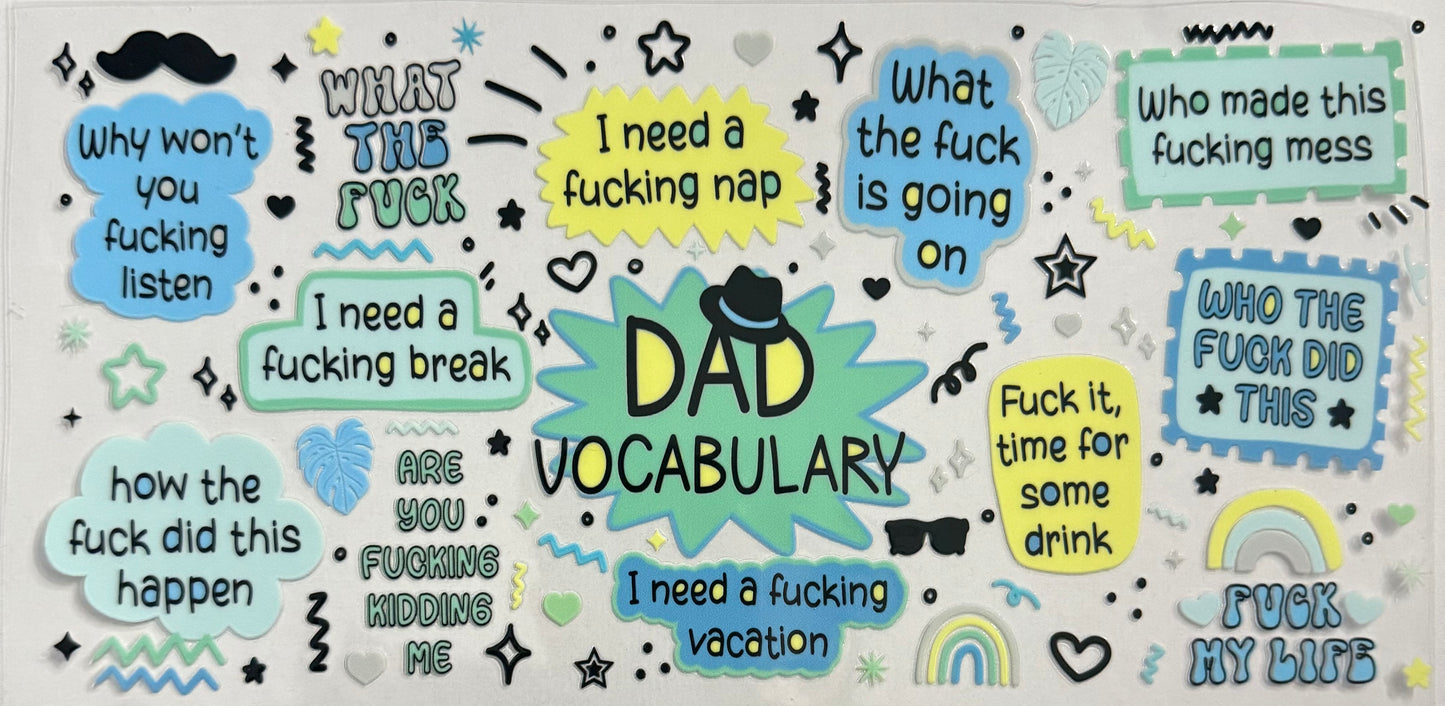 Dad vocabulary