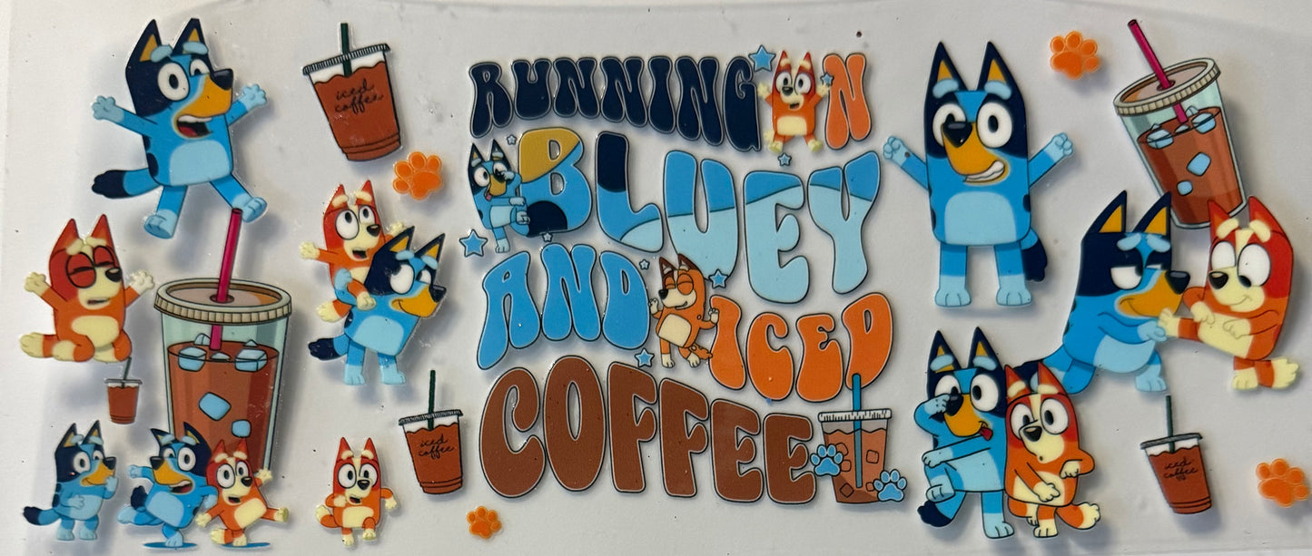Running on bluey and iced coffee
