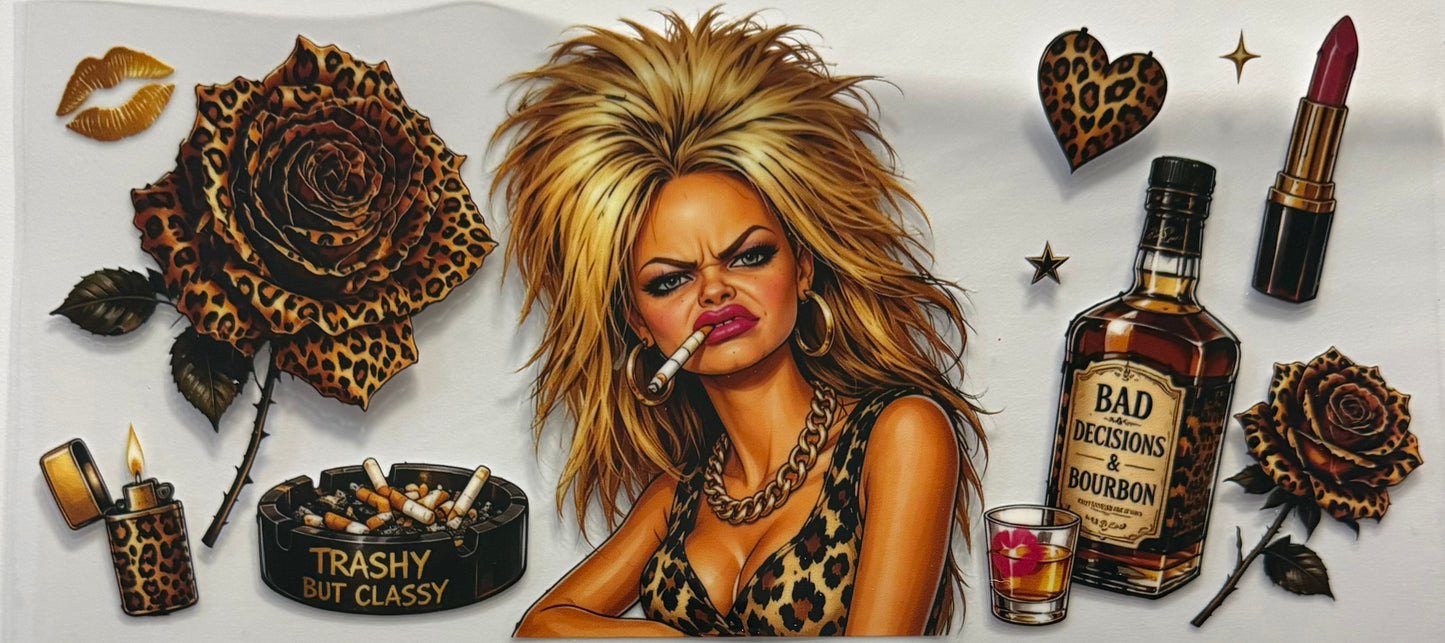 Leopard blond sassy doll face
