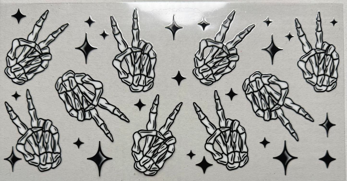 Skeleton hands