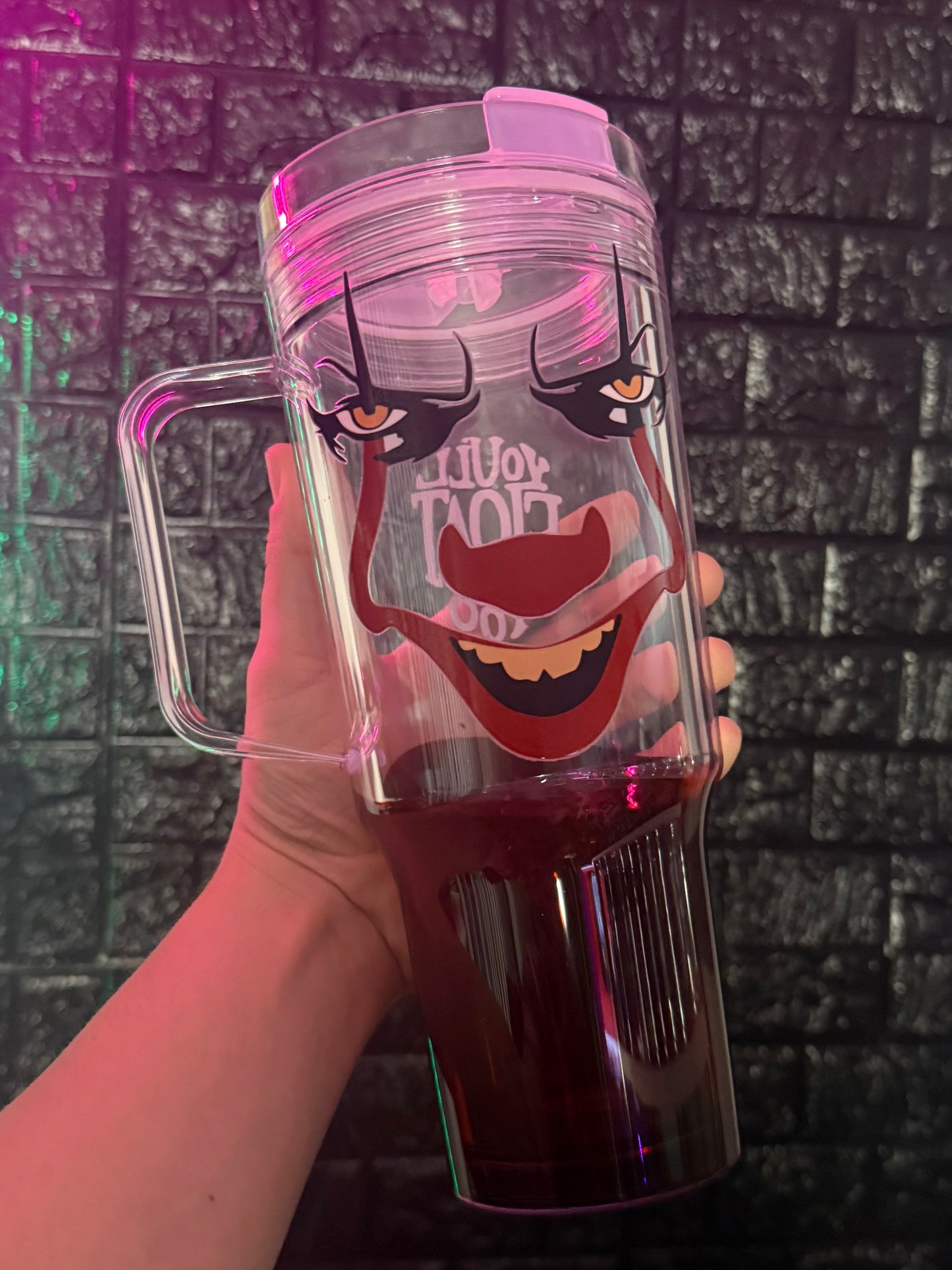 Pennywise 30oz blood drip