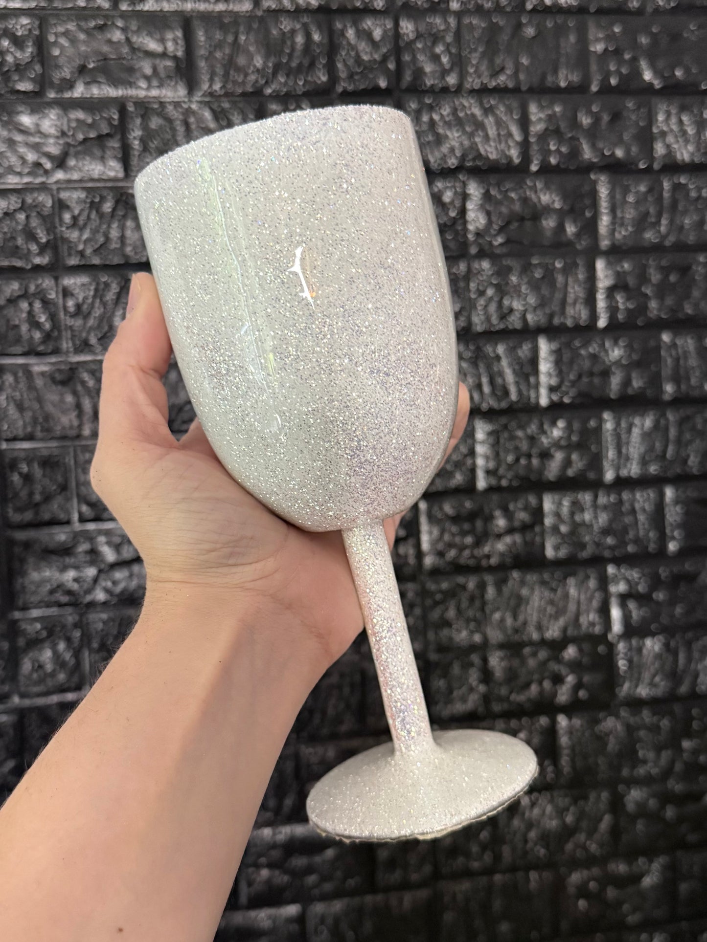 10oz wine glass w/ lid