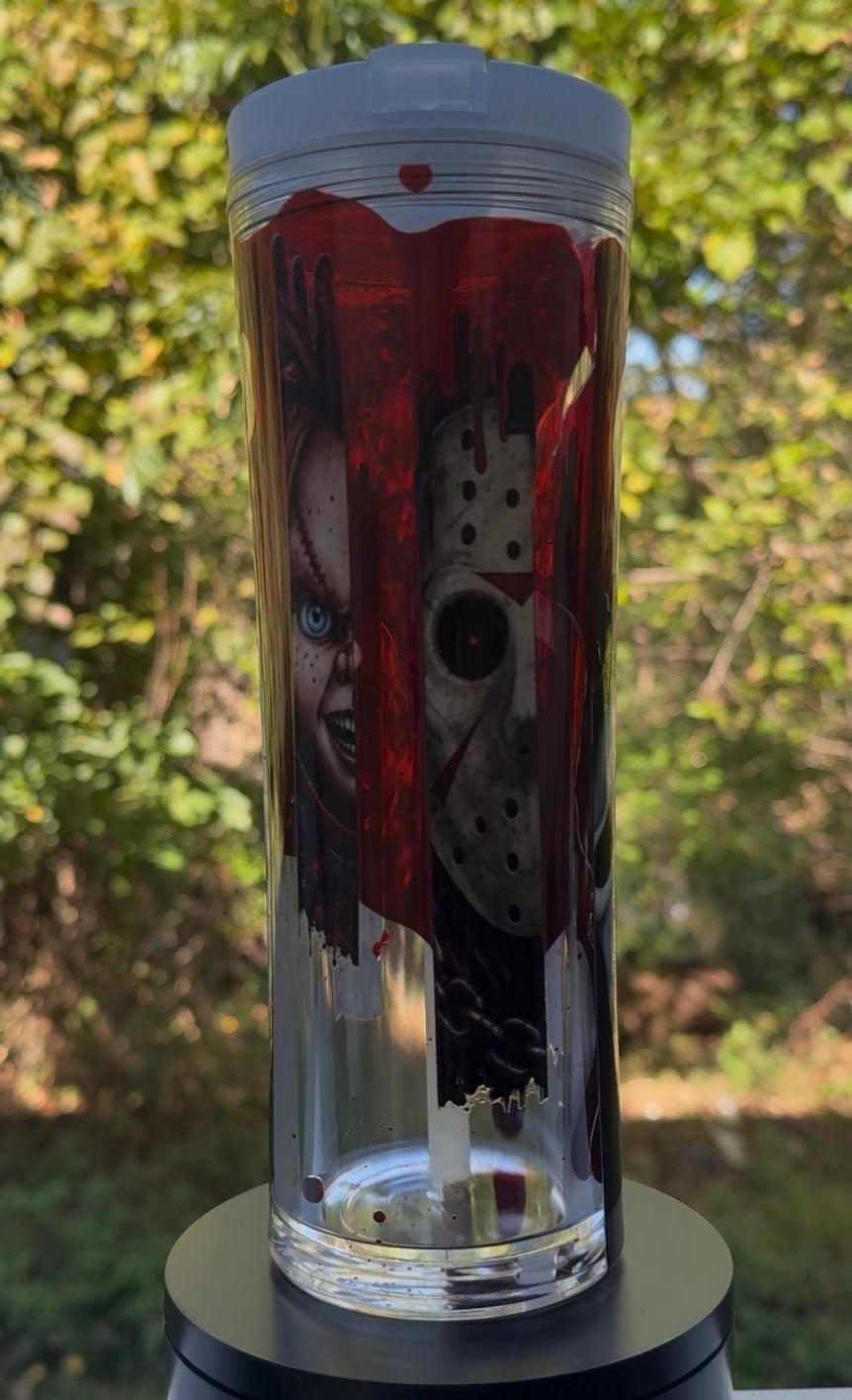 20oz flip top spooky drip
