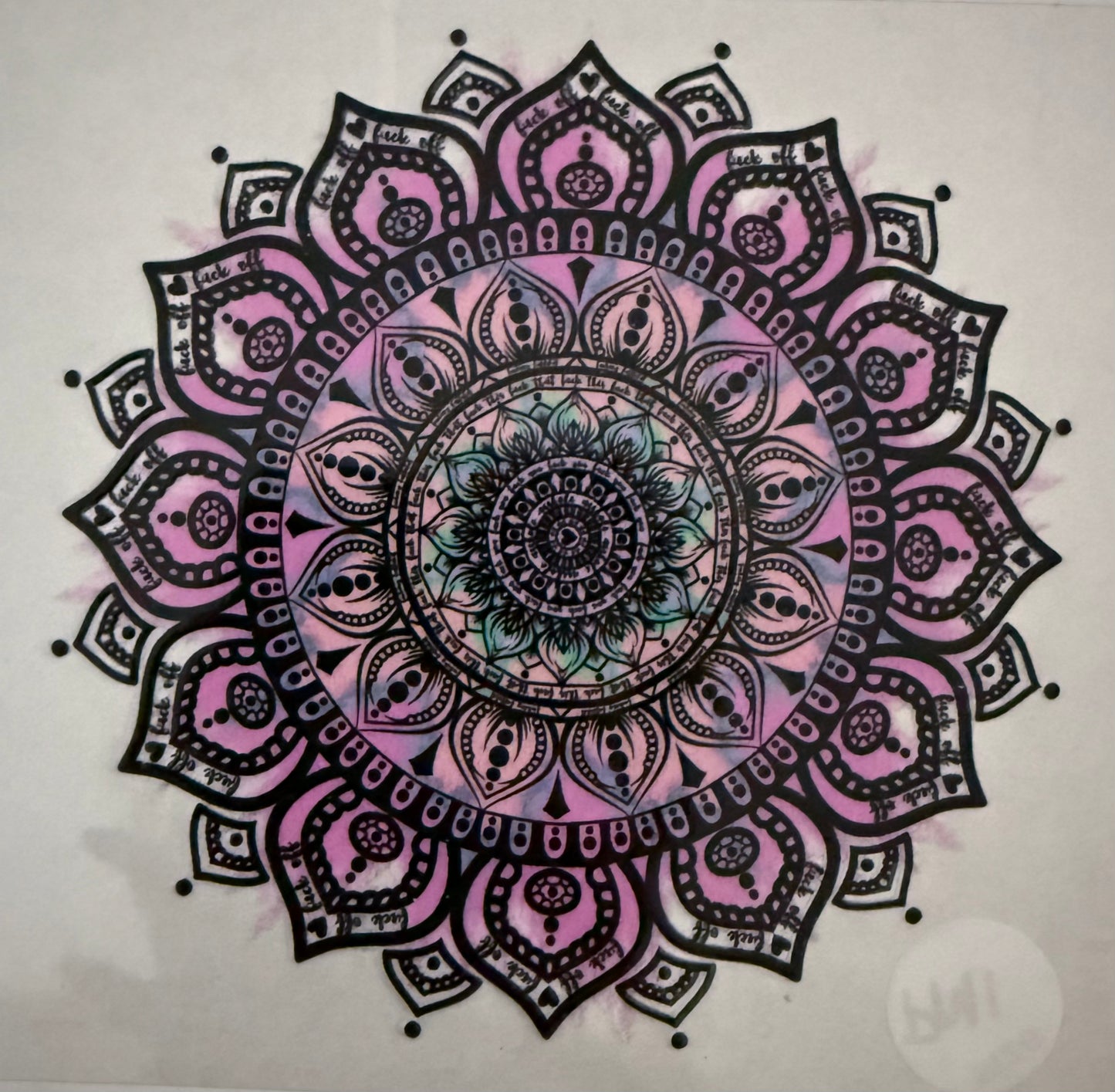 Swear word mandala
