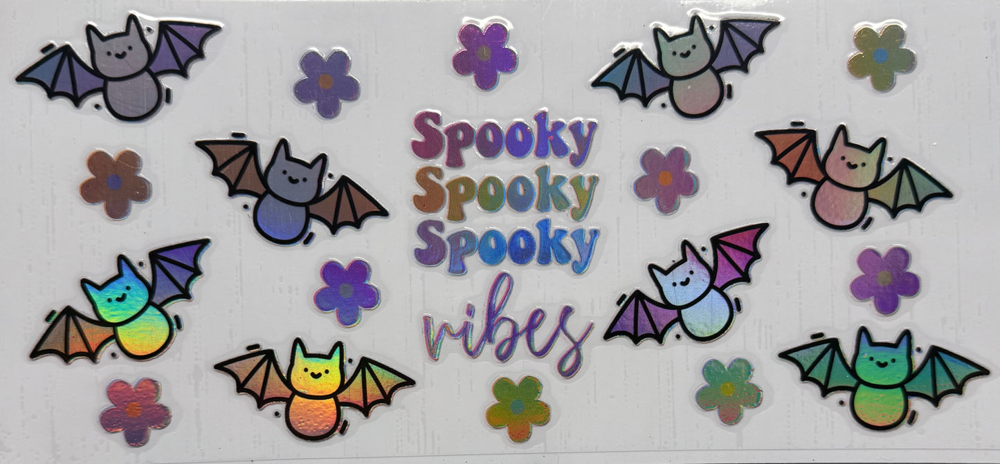 Spooky vibes holographic