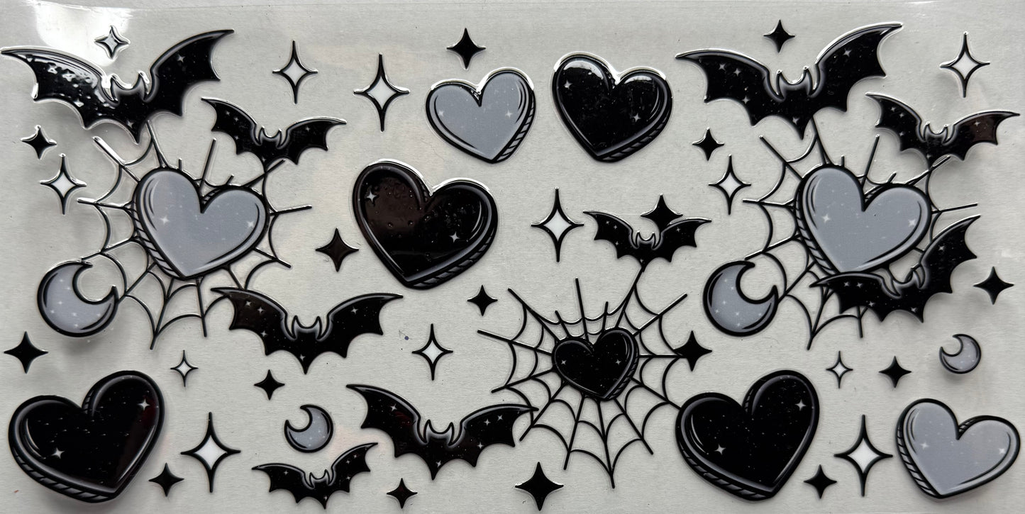 Black hearts and bats