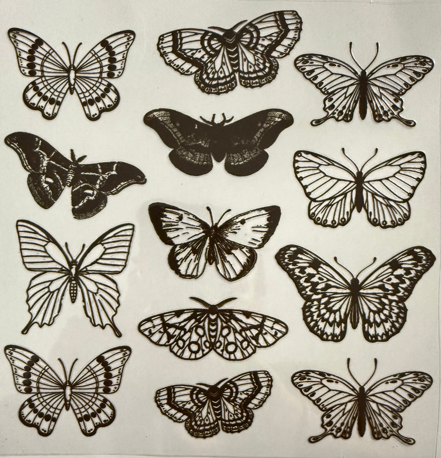 Butterfly element sheet