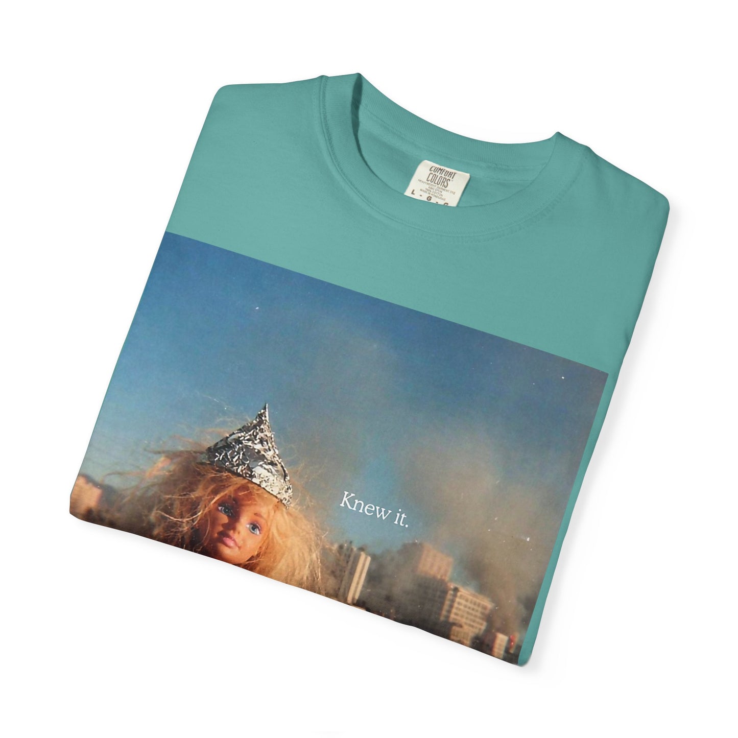 T-Shirt — Retro Barbie City Photo Tee with "Know 6" Text