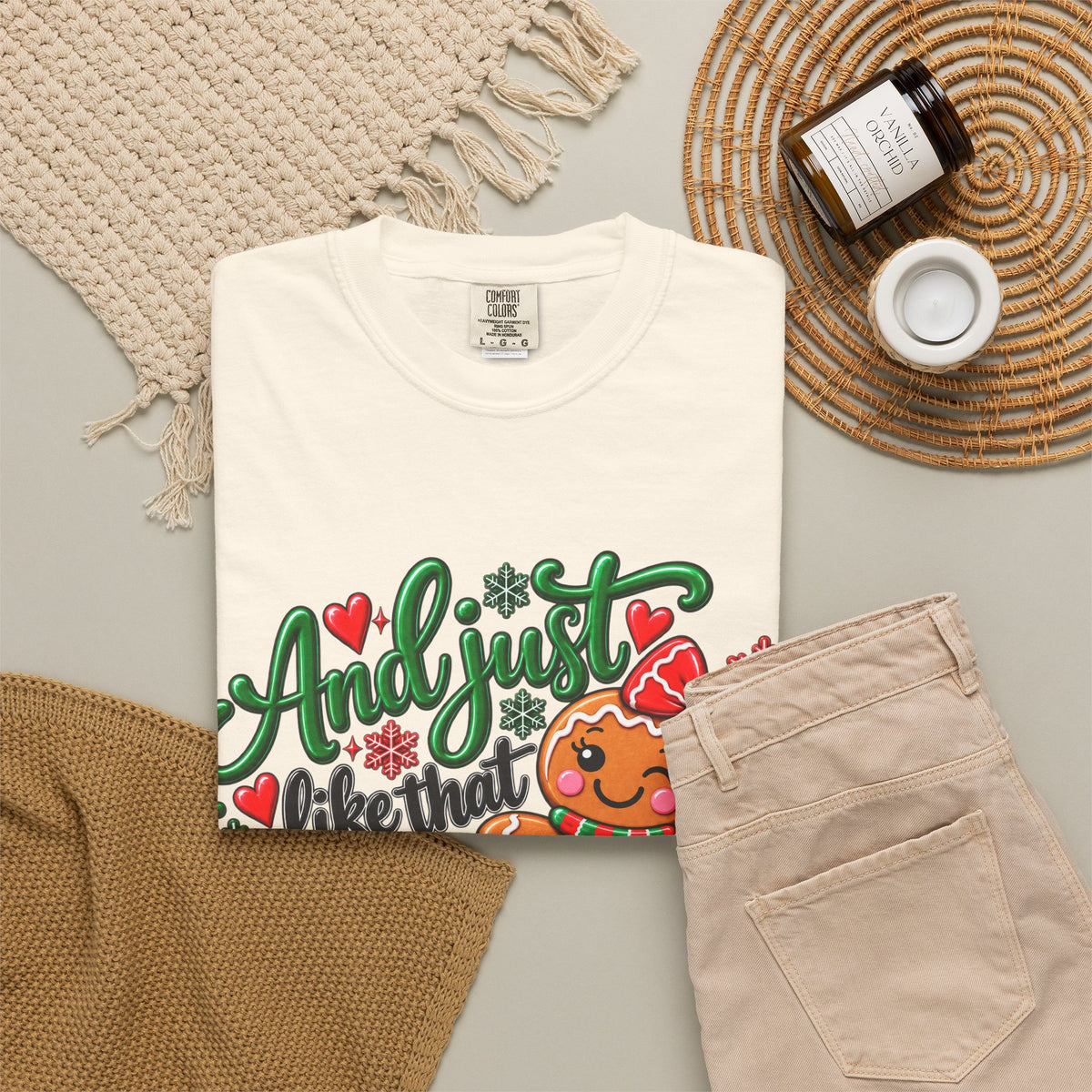 Gingerbread Snapped T-Shirt — Funny Christmas Holiday Tee