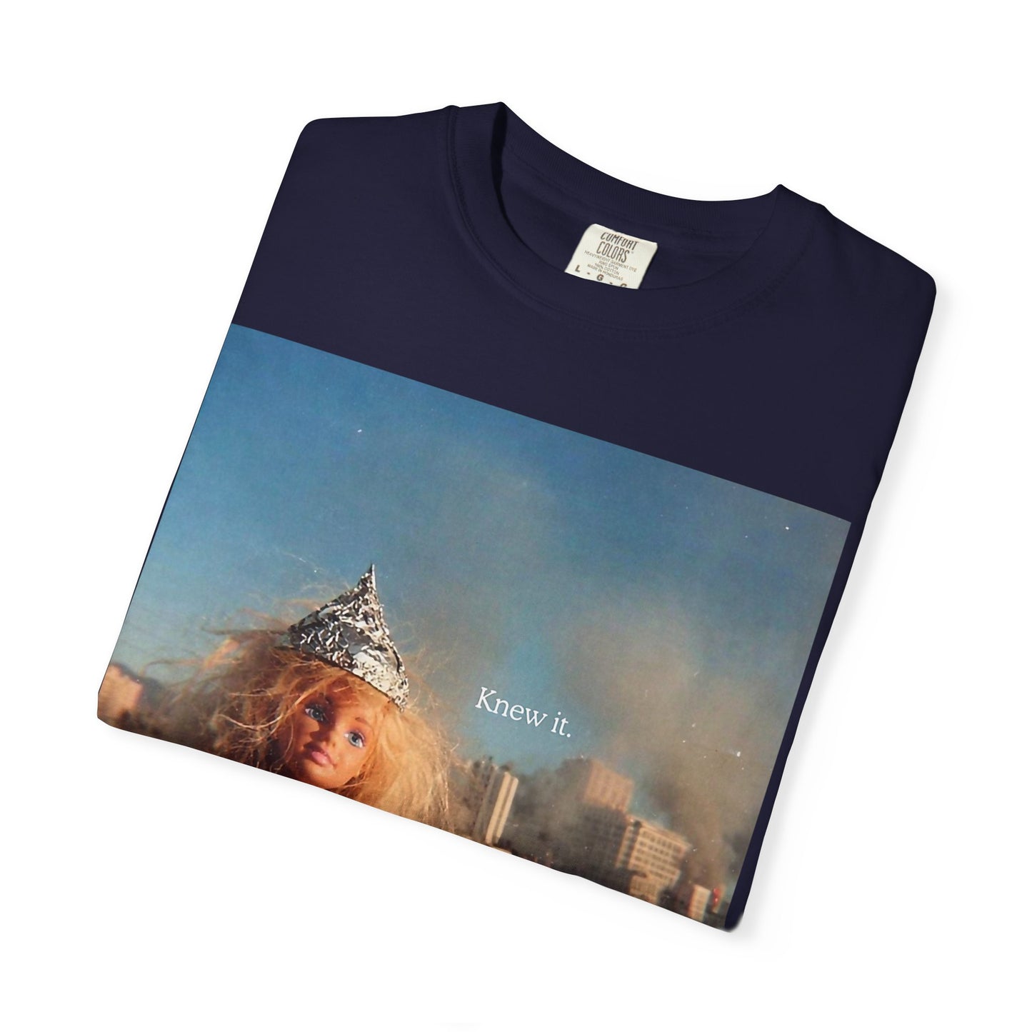 T-Shirt — Retro Barbie City Photo Tee with "Know 6" Text