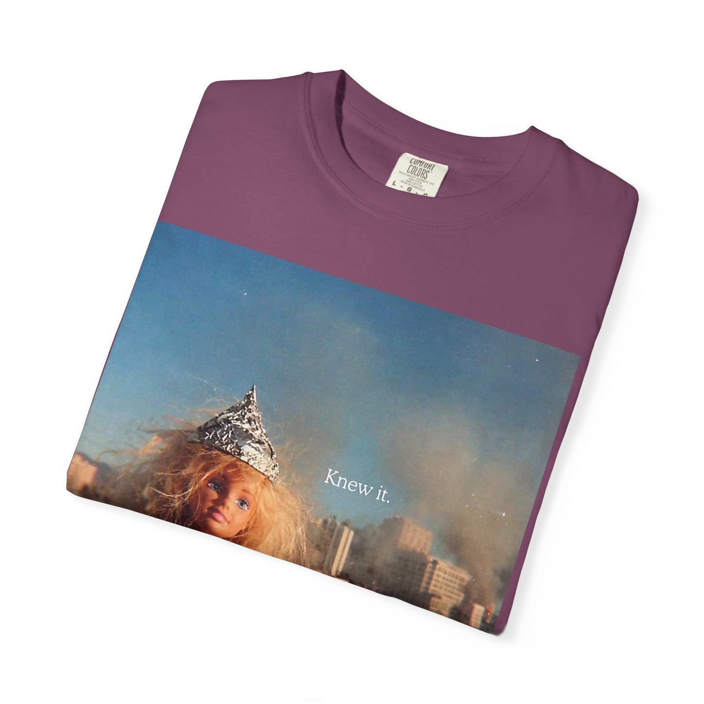 T-Shirt — Retro Barbie City Photo Tee with "Know 6" Text