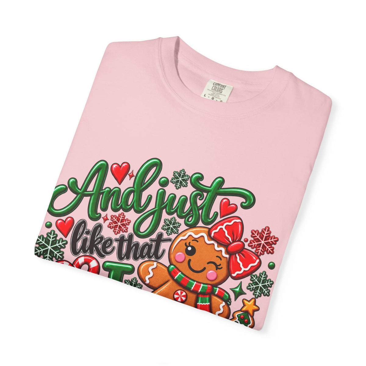 Gingerbread Snapped T-Shirt — Funny Christmas Holiday Tee