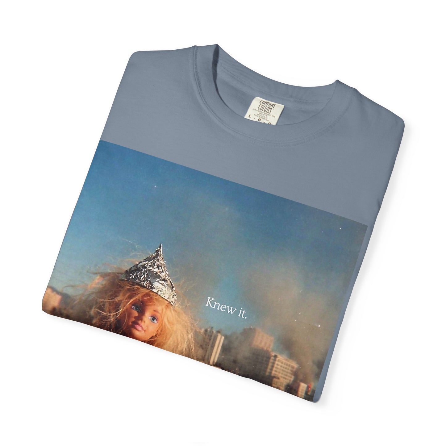T-Shirt — Retro Barbie City Photo Tee with "Know 6" Text