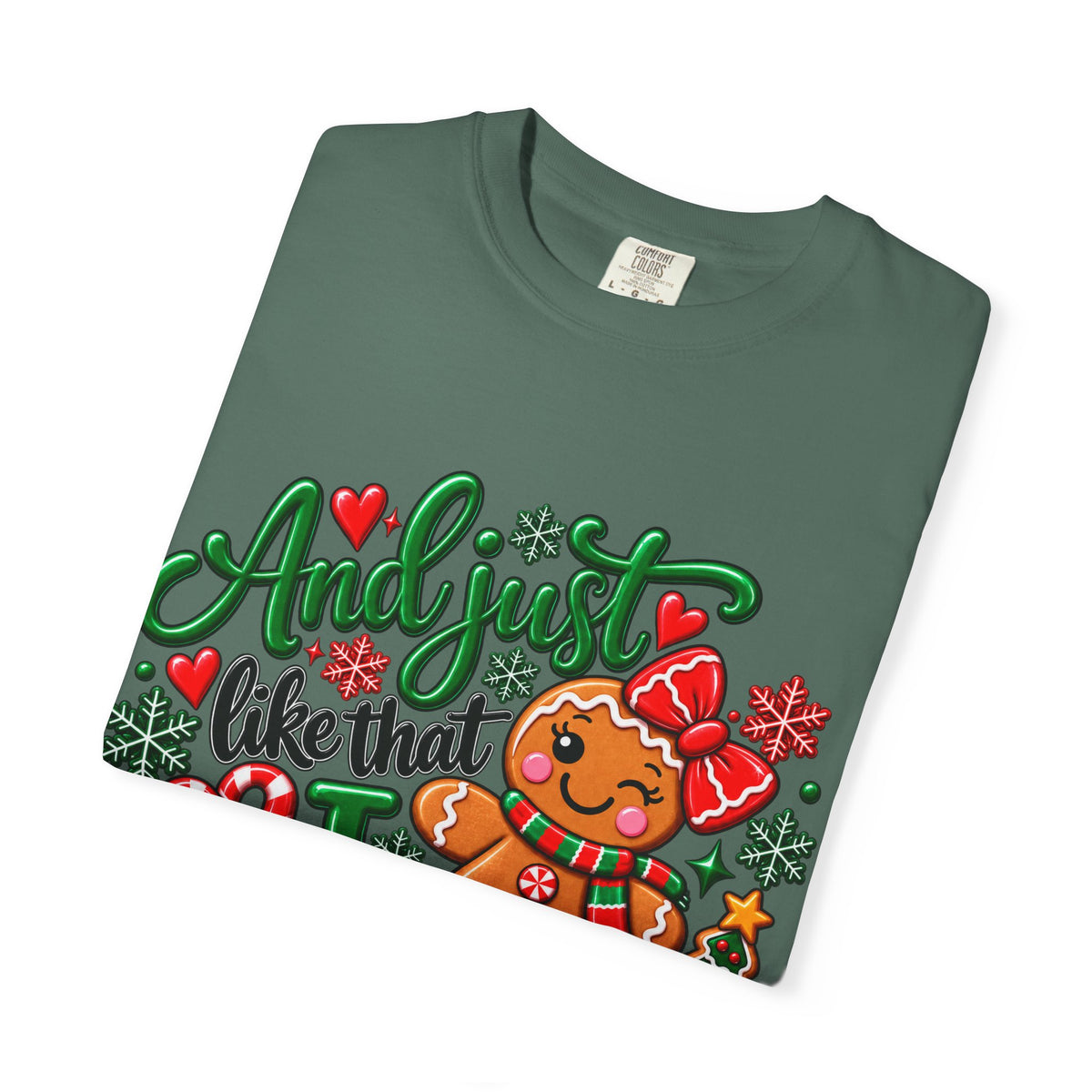 Gingerbread Snapped T-Shirt — Funny Christmas Holiday Tee