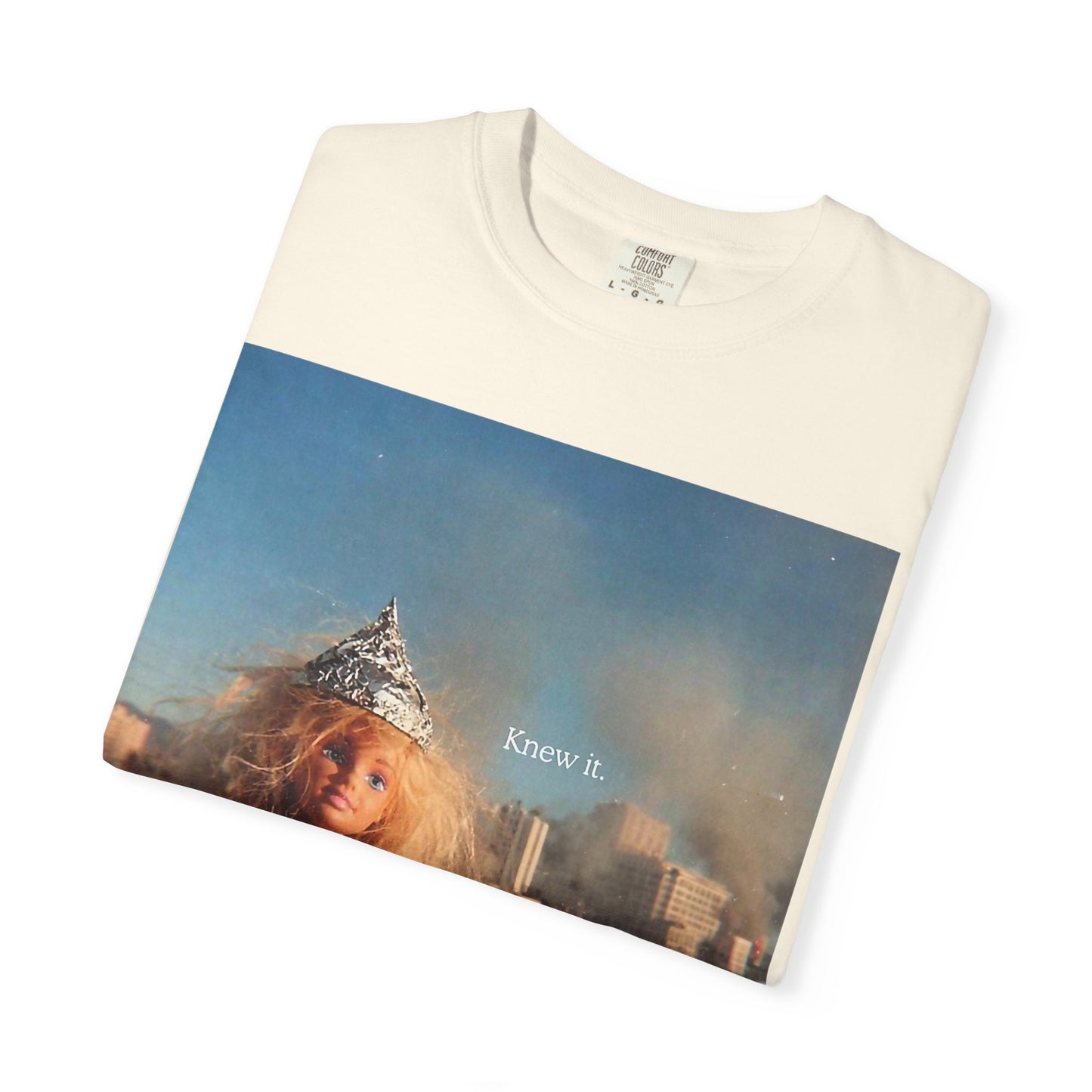 T-Shirt — Retro Barbie City Photo Tee with "Know 6" Text