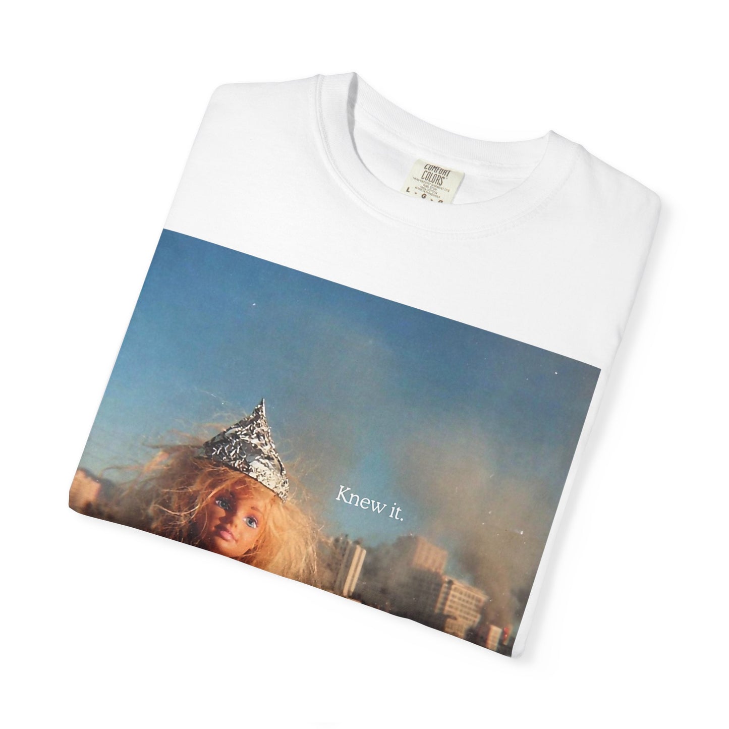 T-Shirt — Retro Barbie City Photo Tee with "Know 6" Text