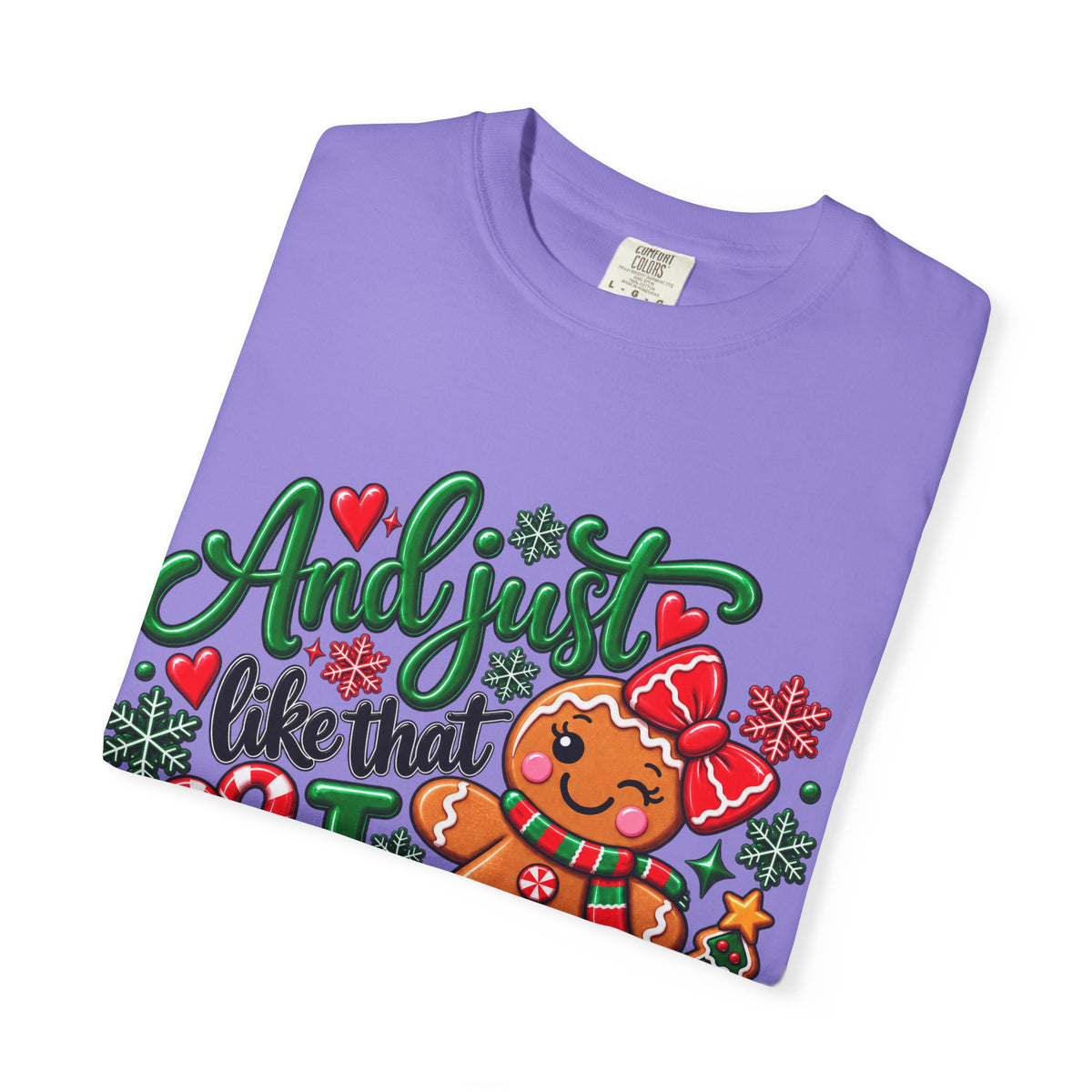 Gingerbread Snapped T-Shirt — Funny Christmas Holiday Tee