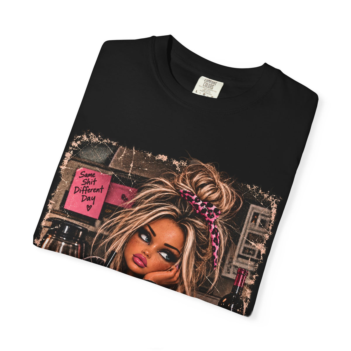I Could Be Nicer Tee – Moody Girl Coffee Graphic T-Shirt