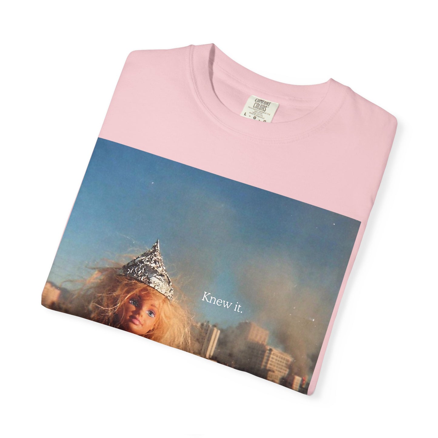 T-Shirt — Retro Barbie City Photo Tee with "Know 6" Text