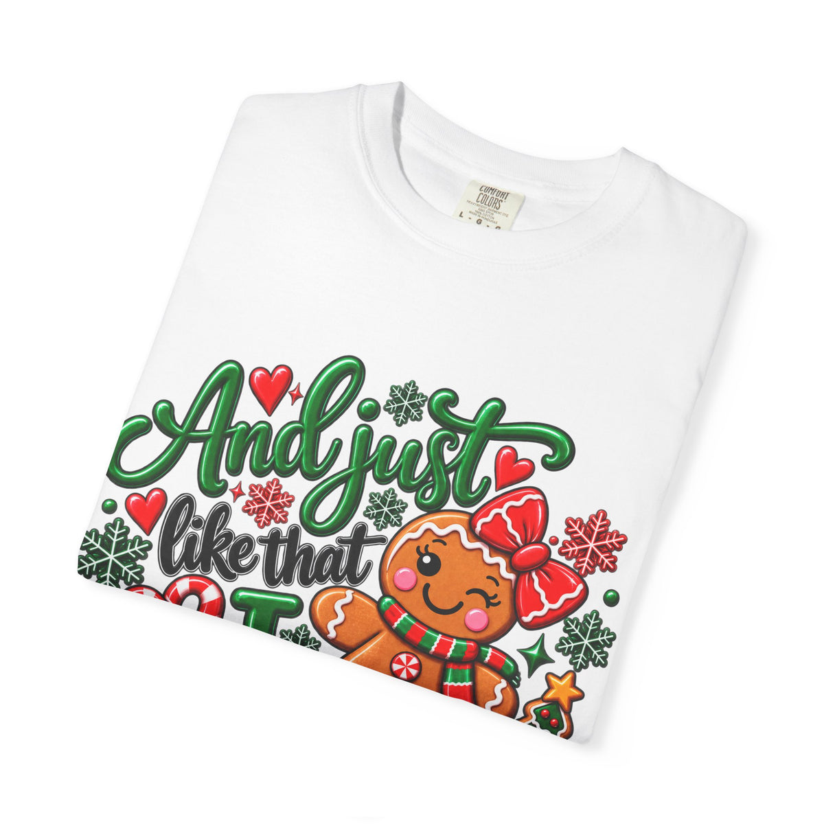 Gingerbread Snapped T-Shirt — Funny Christmas Holiday Tee