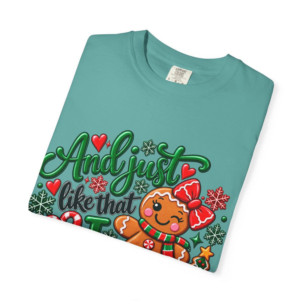 Gingerbread Snapped T-Shirt — Funny Christmas Holiday Tee