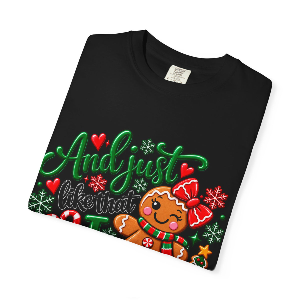 Gingerbread Snapped T-Shirt — Funny Christmas Holiday Tee