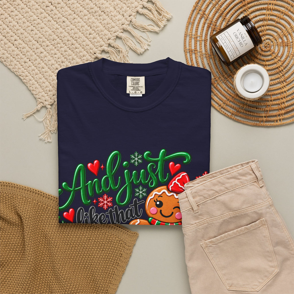 Gingerbread Snapped T-Shirt — Funny Christmas Holiday Tee