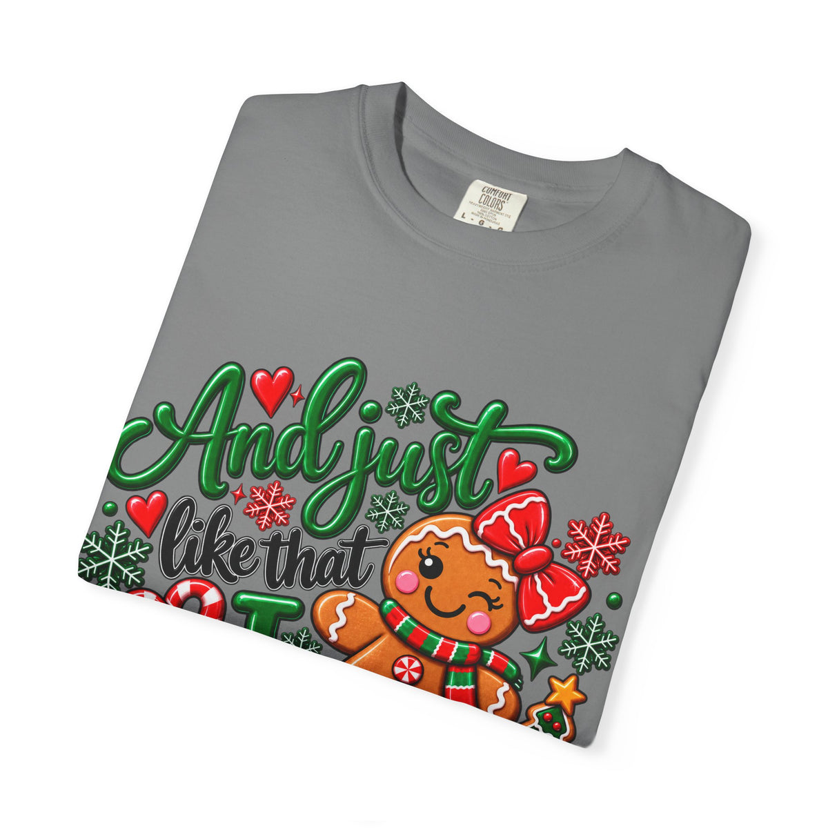 Gingerbread Snapped T-Shirt — Funny Christmas Holiday Tee