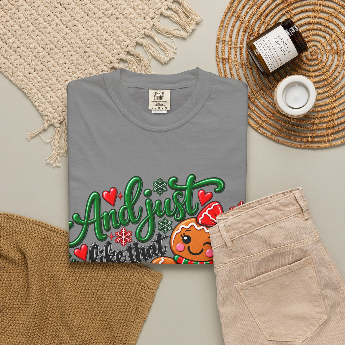 Gingerbread Snapped T-Shirt — Funny Christmas Holiday Tee