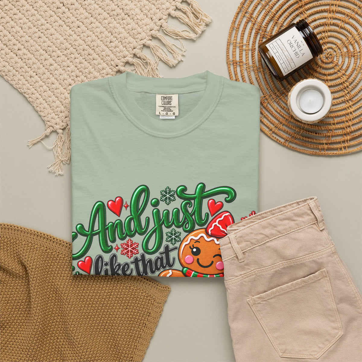 Gingerbread Snapped T-Shirt — Funny Christmas Holiday Tee