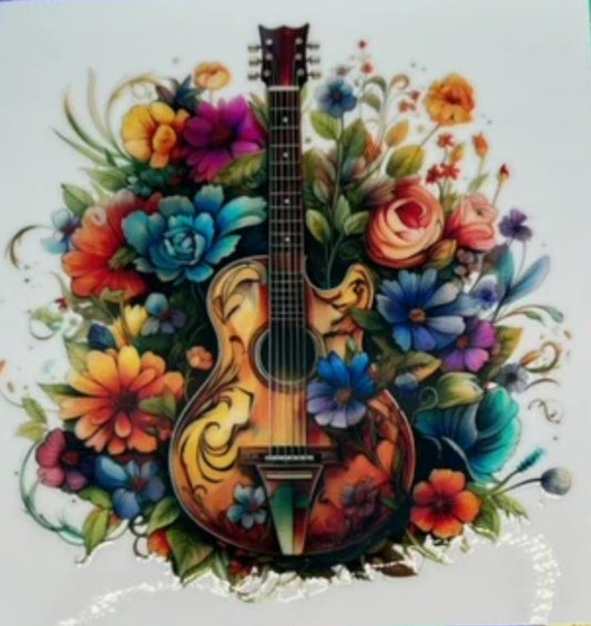 Floral guitar
