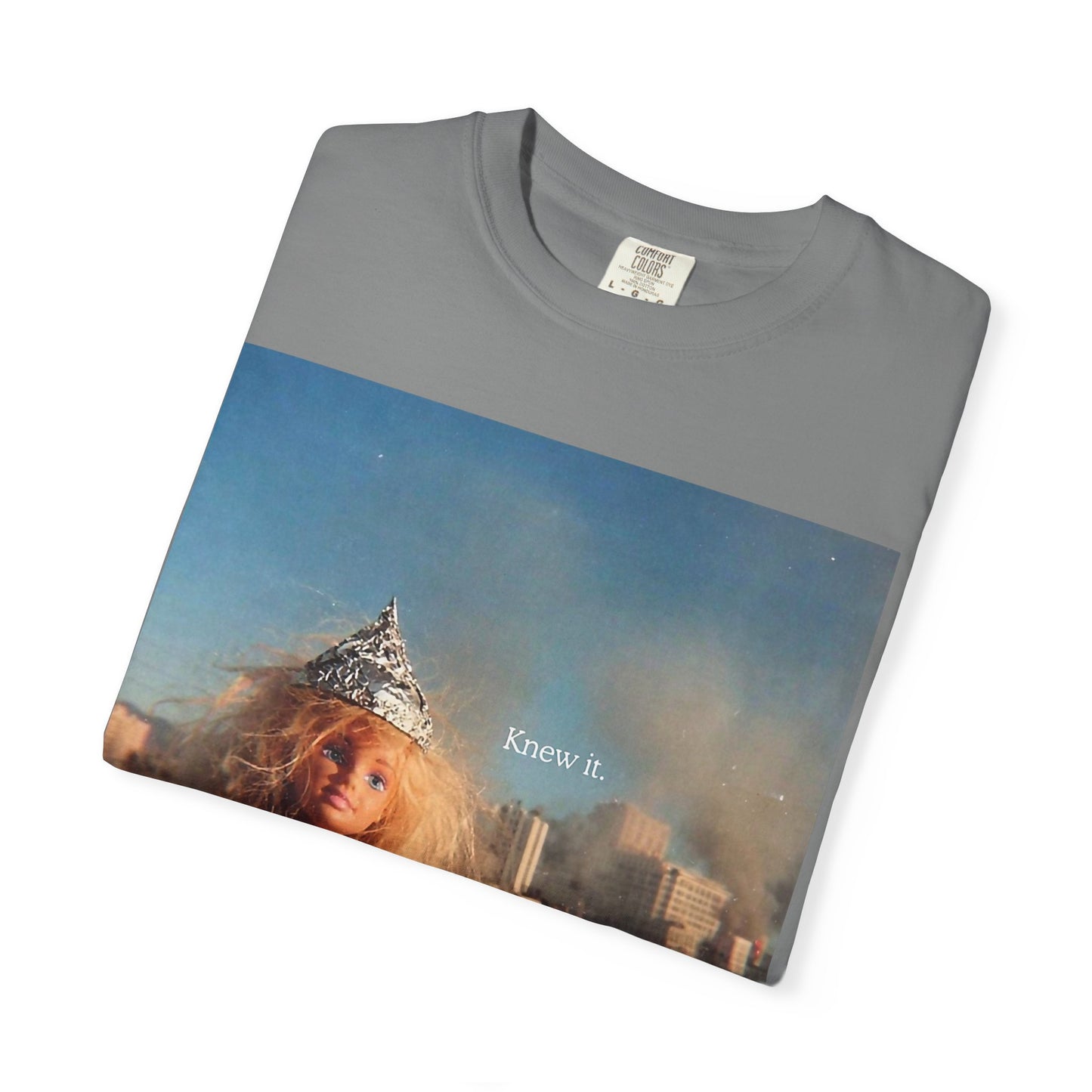 T-Shirt — Retro Barbie City Photo Tee with "Know 6" Text