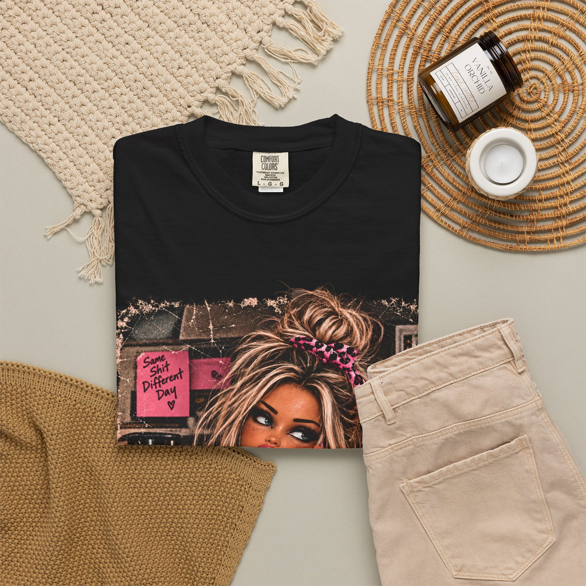 I Could Be Nicer Tee – Moody Girl Coffee Graphic T-Shirt