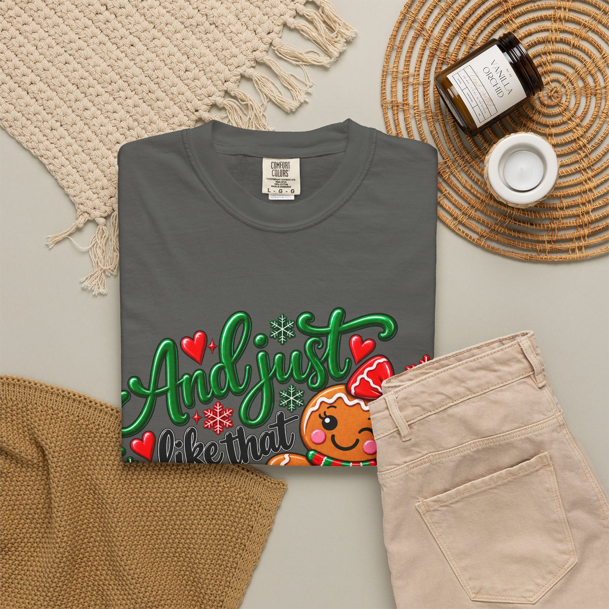 Gingerbread Snapped T-Shirt — Funny Christmas Holiday Tee