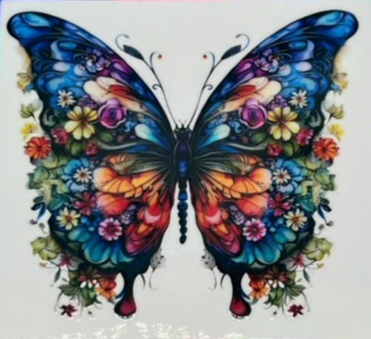 Floral butterfly