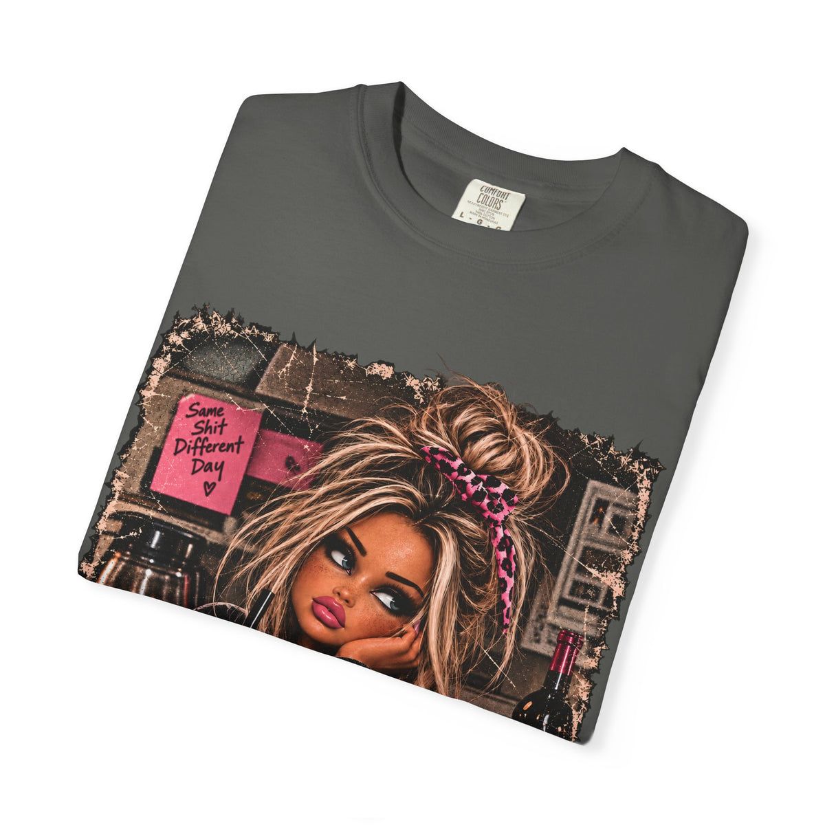I Could Be Nicer Tee – Moody Girl Coffee Graphic T-Shirt