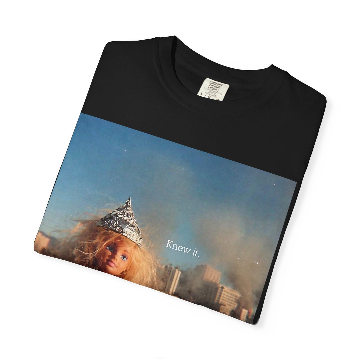 T-Shirt — Retro Barbie City Photo Tee with "Know 6" Text