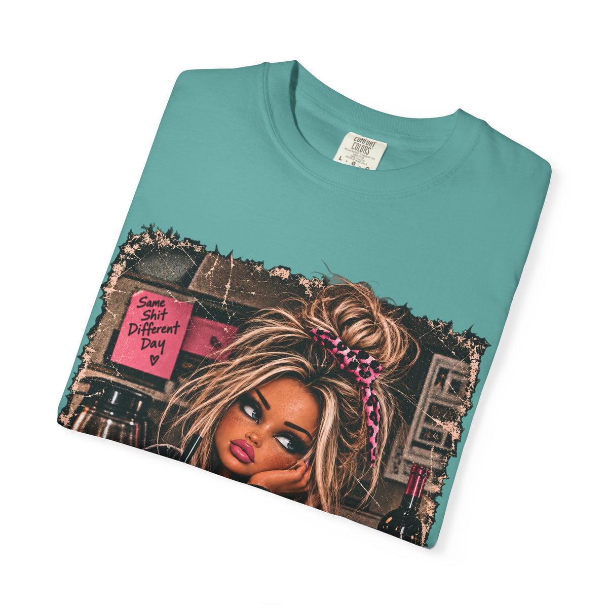 I Could Be Nicer Tee – Moody Girl Coffee Graphic T-Shirt