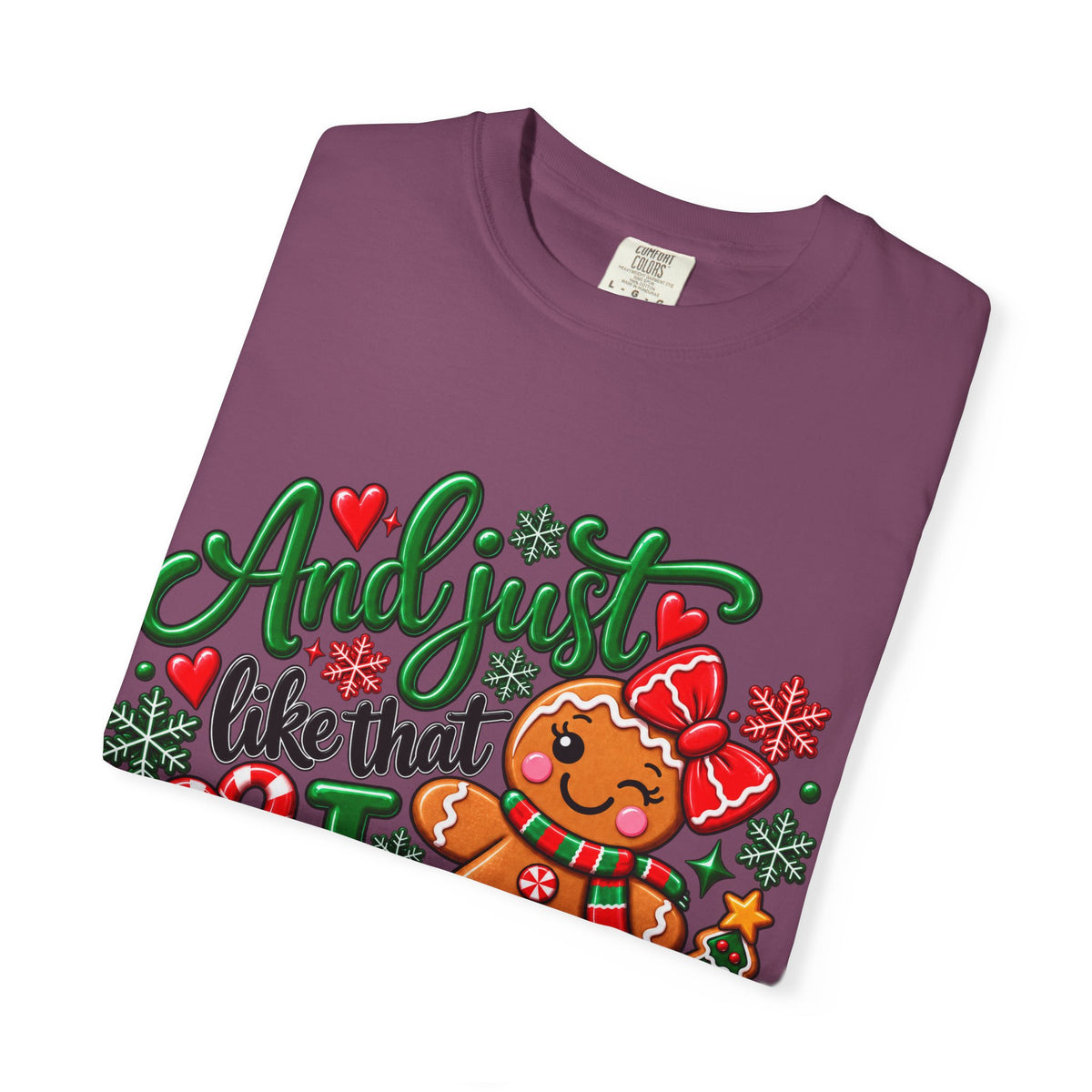 Gingerbread Snapped T-Shirt — Funny Christmas Holiday Tee
