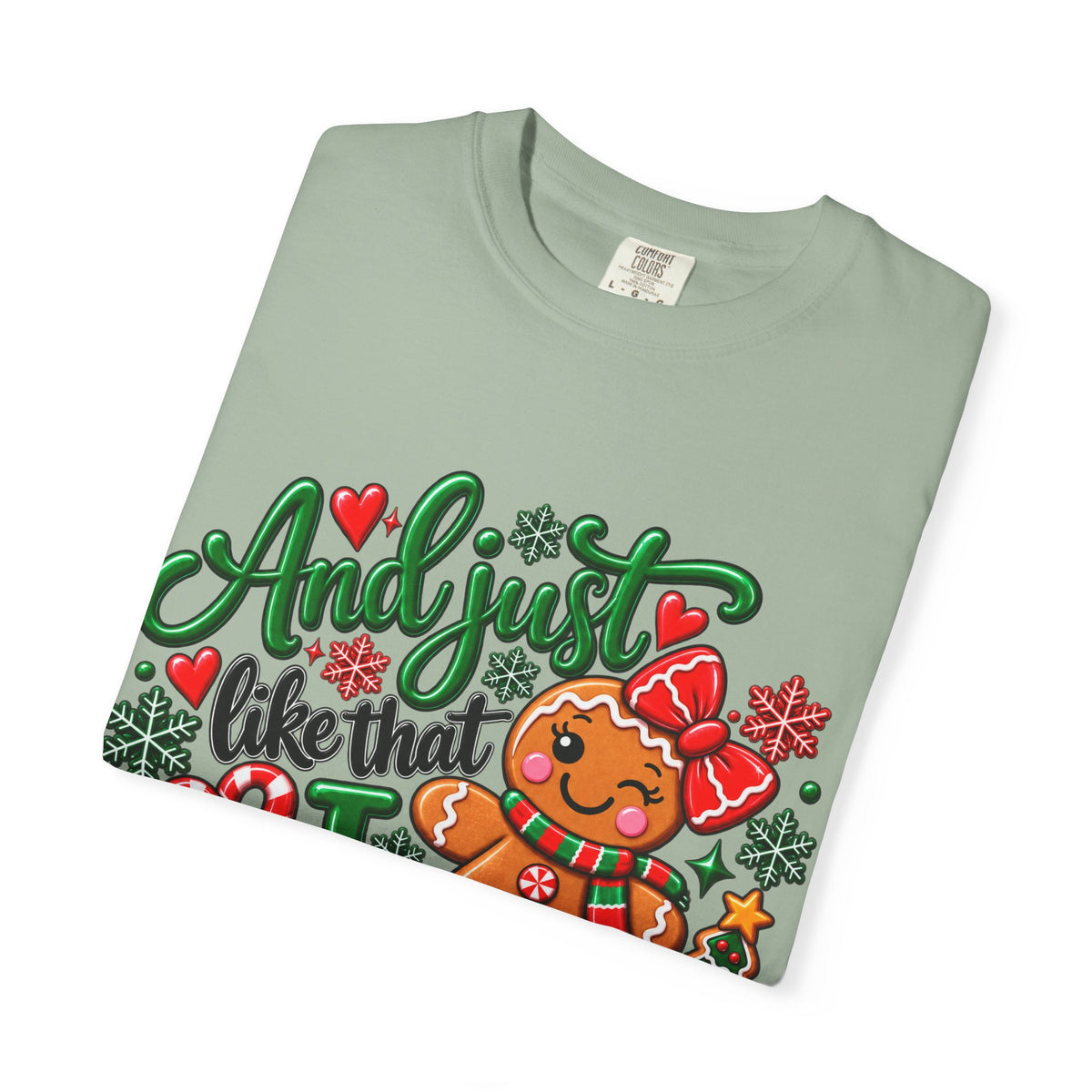 Gingerbread Snapped T-Shirt — Funny Christmas Holiday Tee